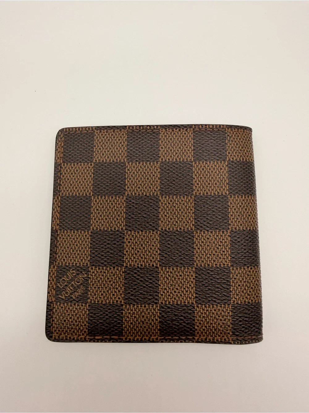 Louis Vuitton bifold wallet in damier ebene